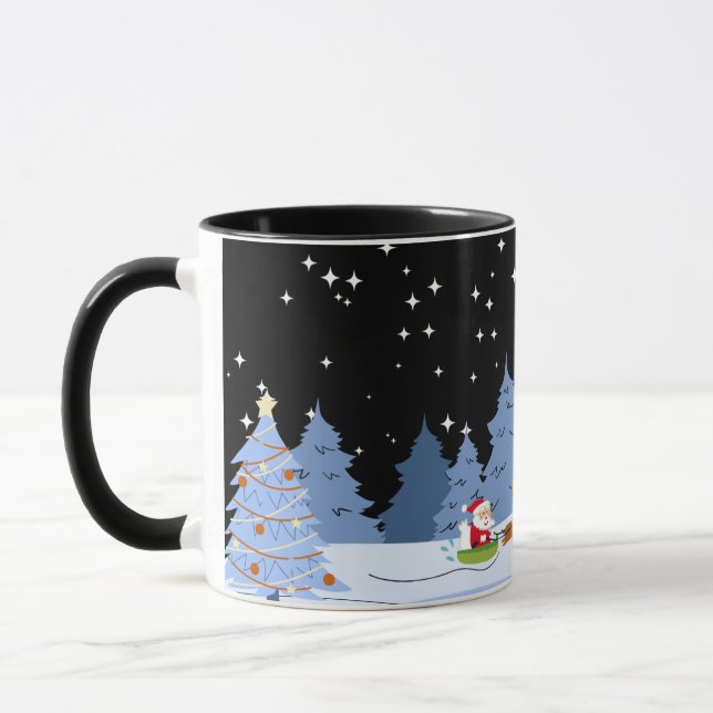 Moonlit Christmas Magic Mug (Left)