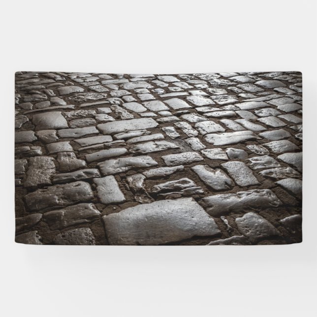Moonlit Cobblestones Banner (Horizontal)