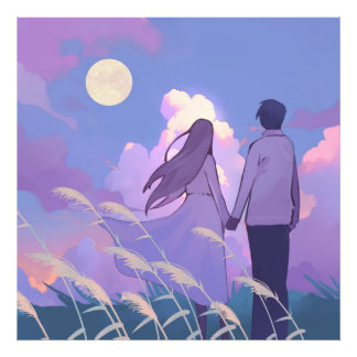 Moonlit Companionship Photo Print