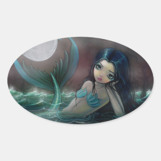 Moonlit Creek Mermiad Stickers by Molly Harrison