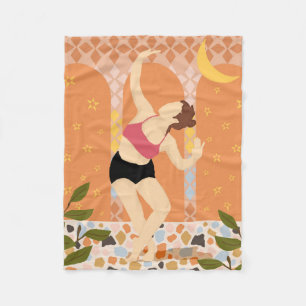Moonlit Dance Fleece Blanket