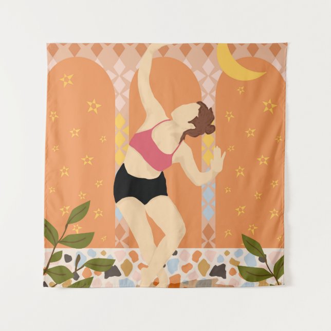 Moonlit Dance Tapestry (Front)