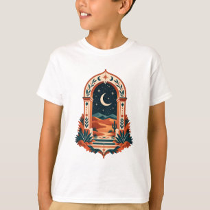 Moonlit Desert Arch Kids T-Shirt