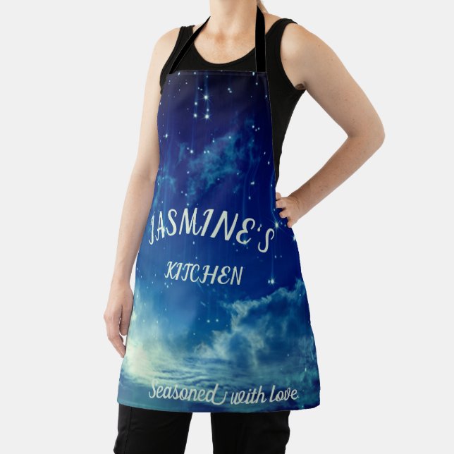 MOONLIT DREAMS APRON | PERSONALIZED CELESTIAL GIFT (Insitu)