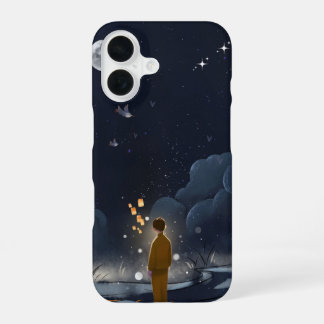 Moonlit Dreams – iPhone 16 Case | Night Sky Illust