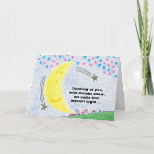 Moonlit Dreams New Baby Card