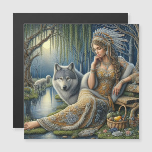 Moonlit Enchantment in the Mystic Forest