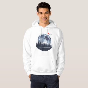 Moonlit Forest Peaks Hoodie