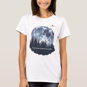 Moonlit Forest Peaks T-Shirt