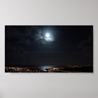 Moonlit Glow Poster