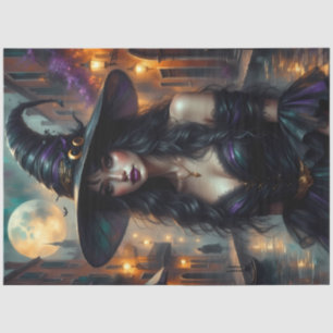 Moonlit Gothic Witch – Enchanted Venetian Fantasy  Tissue Paper