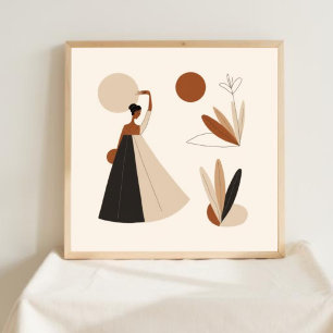Moonlit Grace Poster
