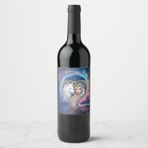 Moonlit Guardian of the Eternal Heart. Wine Label