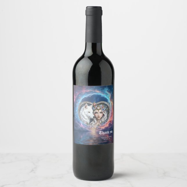 Moonlit Guardian of the Eternal Heart.  Wine Label (Front)