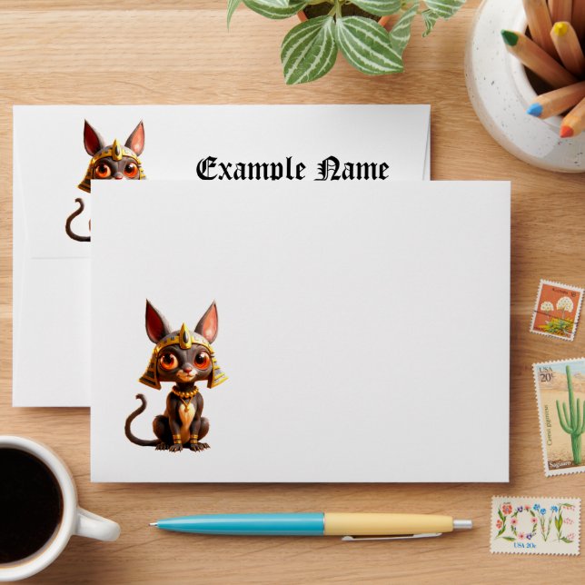Moonlit Guardian of the Eternal Sands. Envelope (Desk)