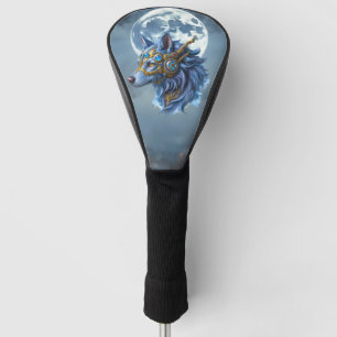 Moonlit Guardian of the Sapphire Veil. Golf Head Cover