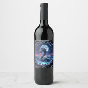 Moonlit Guardian – Swan of the Quiet Light. Wine Label