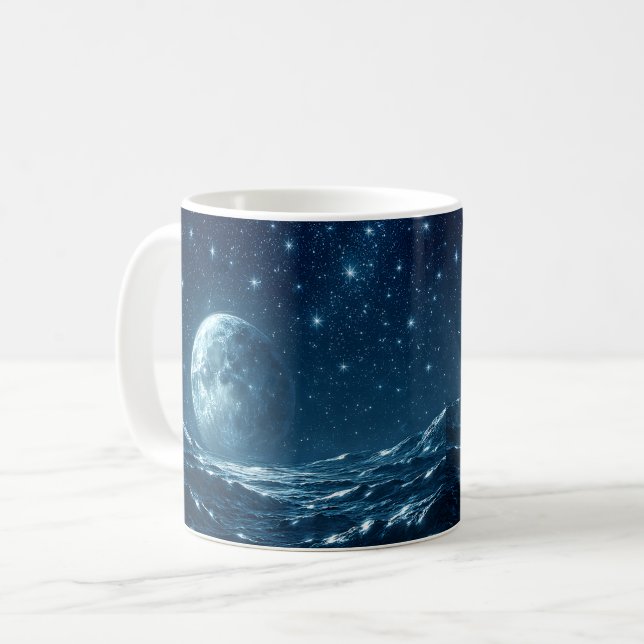 Moonlit Horizon Coffee Mug (Front Left)