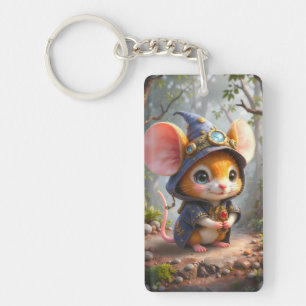 Moonlit Keeper of Tiny Wonders. Keychain