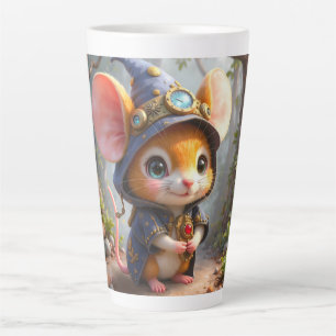 Moonlit Keeper of Tiny Wonders. Latte Mug