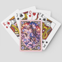 Moonlit Kitsune Festival Playing Cards