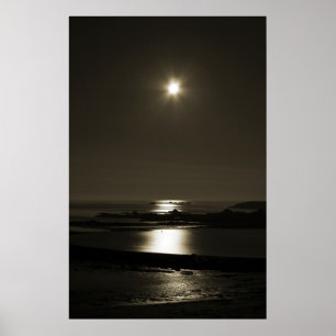 Moonlit Lido Poster