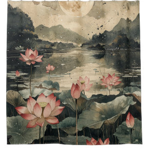 Moonlit Lotus Lake (1)