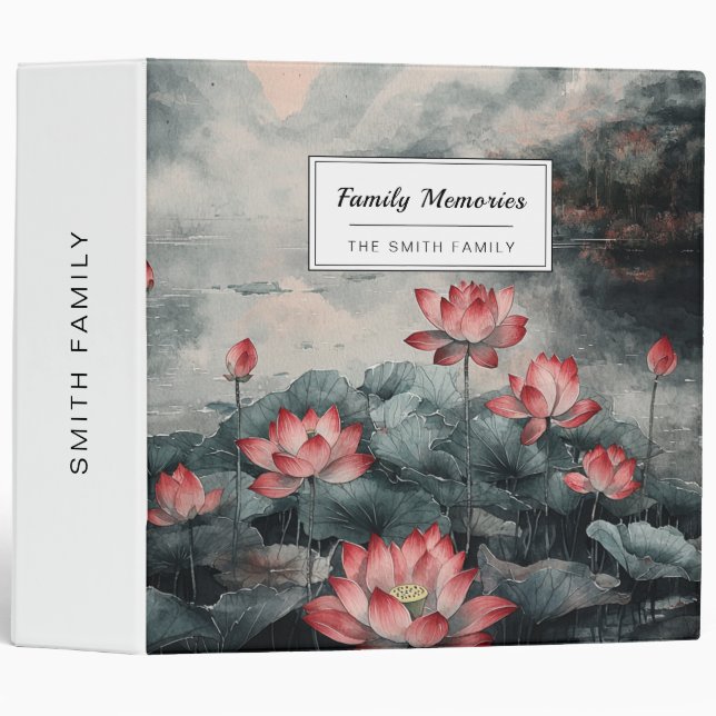 Moonlit Lotus Lake (5) Binder (Front/Spine)