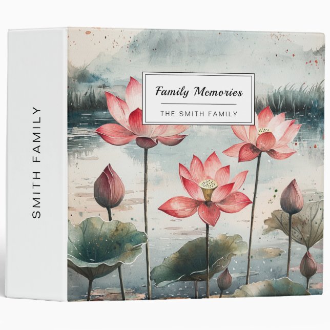 Moonlit Lotus Lake (7) Binder (Front/Spine)
