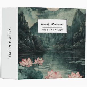 Moonlit Lotus Lake (8) Binder