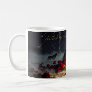 Moonlit Lovers Stolen Words Romance Art Mug
