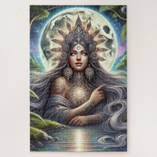 Moonlit Mayari Filipino Moon Goddess Puzzle