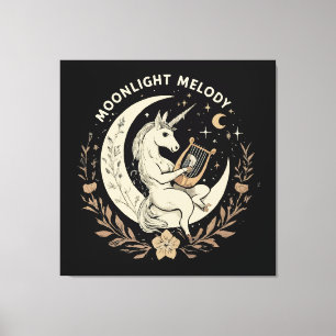 Moonlit Melody Canvas Print