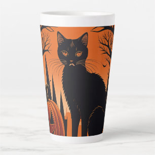 Moonlit Meow Latte Mug