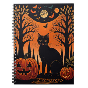 Moonlit Meow Notebook