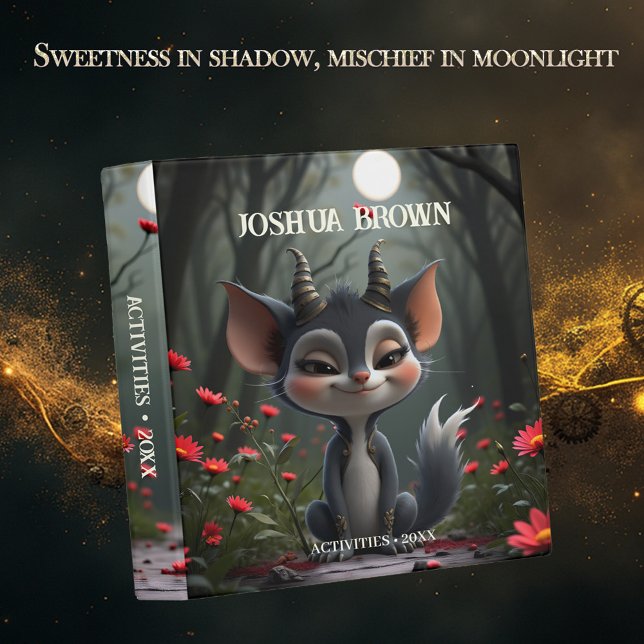 Moonlit Mischief Forest Spirit of Crimson Bloom.  Binder (Creator Uploaded)