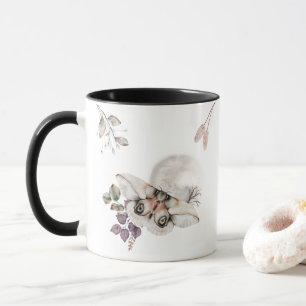 Moonlit Moth Graphic Mug