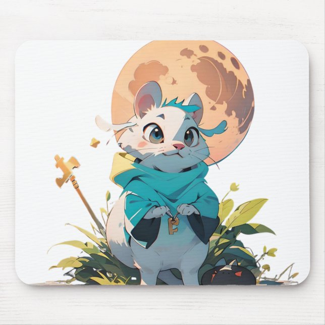 Moonlit Muse Mouse Mat (Front)