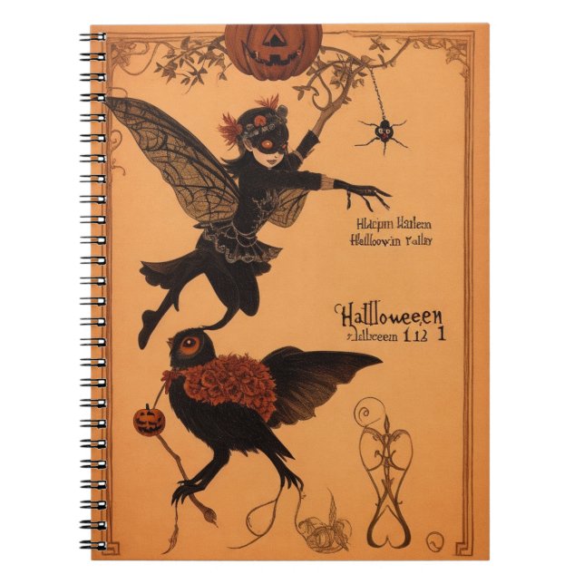 Moonlit Mysteries Samhain Night Notebook (Front)