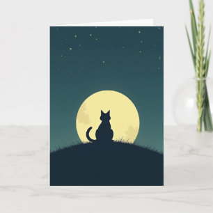 Moonlit Night Black Creature Card