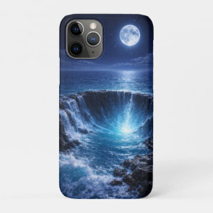 Moonlit Ocean Abyss – Mystical Fantasy Seascape iPhone 11 Pro Case