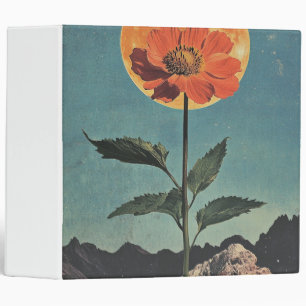 Moonlit Orange Bloom - Vintage Boho Charm (2) Binder