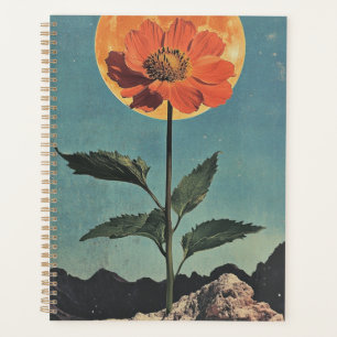 Moonlit Orange Bloom - Vintage Boho Charm (2) Planner