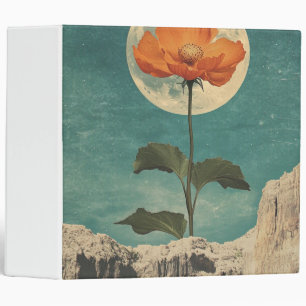 Moonlit Orange Bloom - Vintage Boho Charm Binder