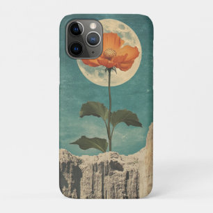 Moonlit Orange Bloom - Vintage Boho Charm iPhone 11 Pro Case