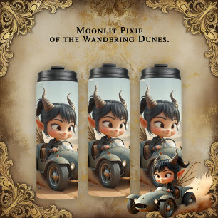 Moonlit Pixie of the Wandering Dunes.  Thermal Tumbler