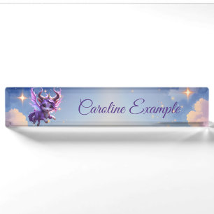 Moonlit Realm Guardian – Violet Dreamling. Nameplate