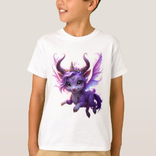 Moonlit Realm Guardian – Violet Dreamling. T-Shirt