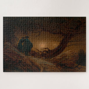 Moonlit Reflection: Friedrich’s 1819-1820 Artwork Jigsaw Puzzle