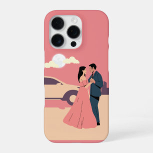 Moonlit Romance – Elegant Couple iPhone 16 Pro Case